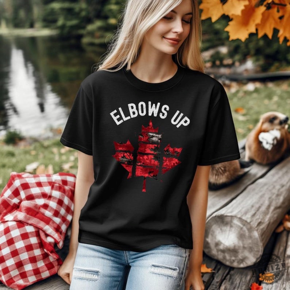 Elbows Up Canada Tee 5 Elbows Up Canada Tee