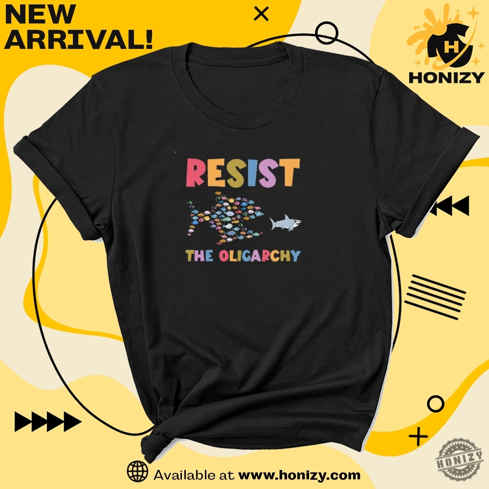 Resist The Oligarchy Fish Funny Anti Trump Shirt 7 Resist The Oligarchy Fish funny Anti Trump Shirt