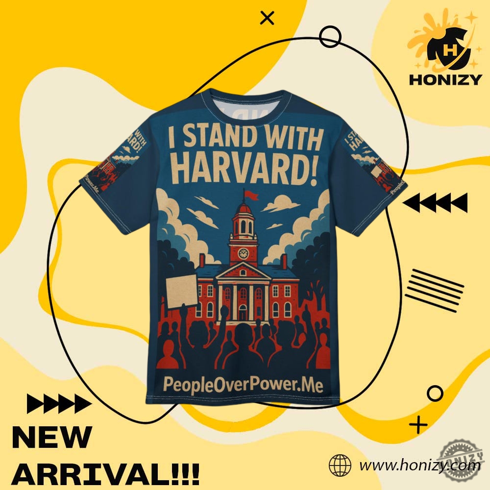 I Stand With Harvard Protest Rights Aop 3D Trending Shirt 3 I Stand With Harvard! Protest Rights (AOP) 3D trending Shirt