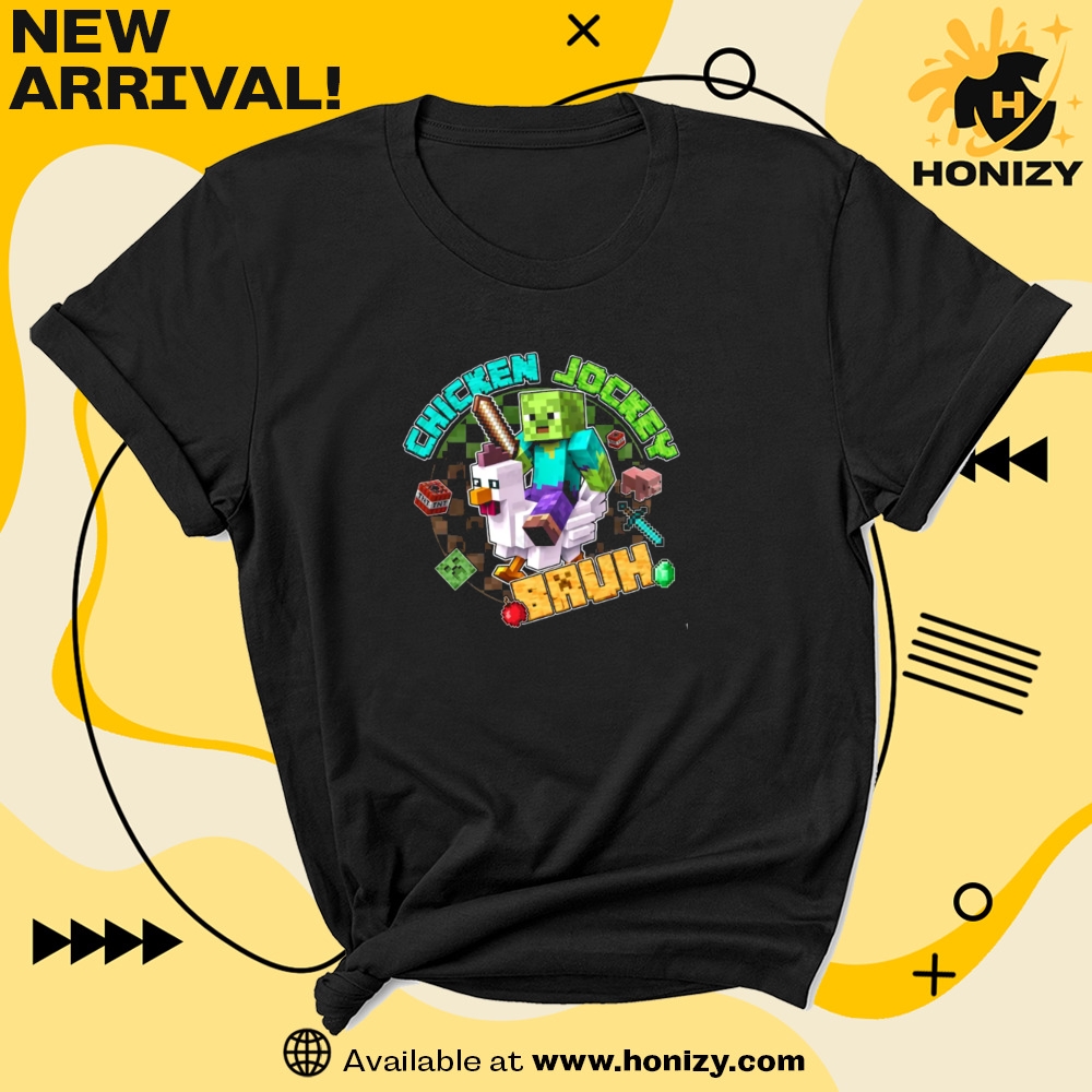 Chicken Jockey Pixel Game Character Funny Shirt 7 Chicken Jockey Pixel Game Character Funny Shirt
