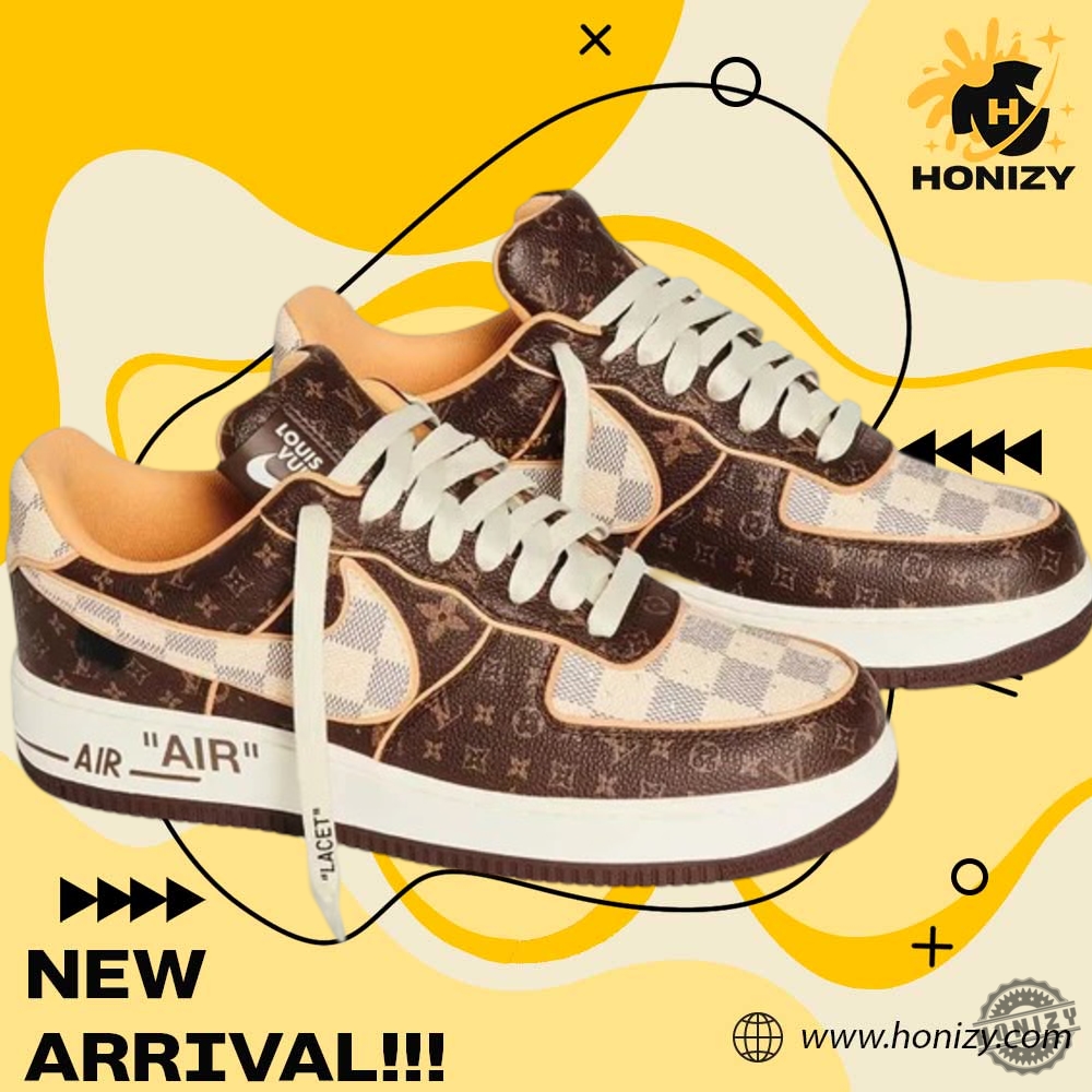 Nike X Louis Vuitton Monogram Damier Air Force Shoes 3 Nike x Louis Vuitton Monogram Damier Air Force Shoes