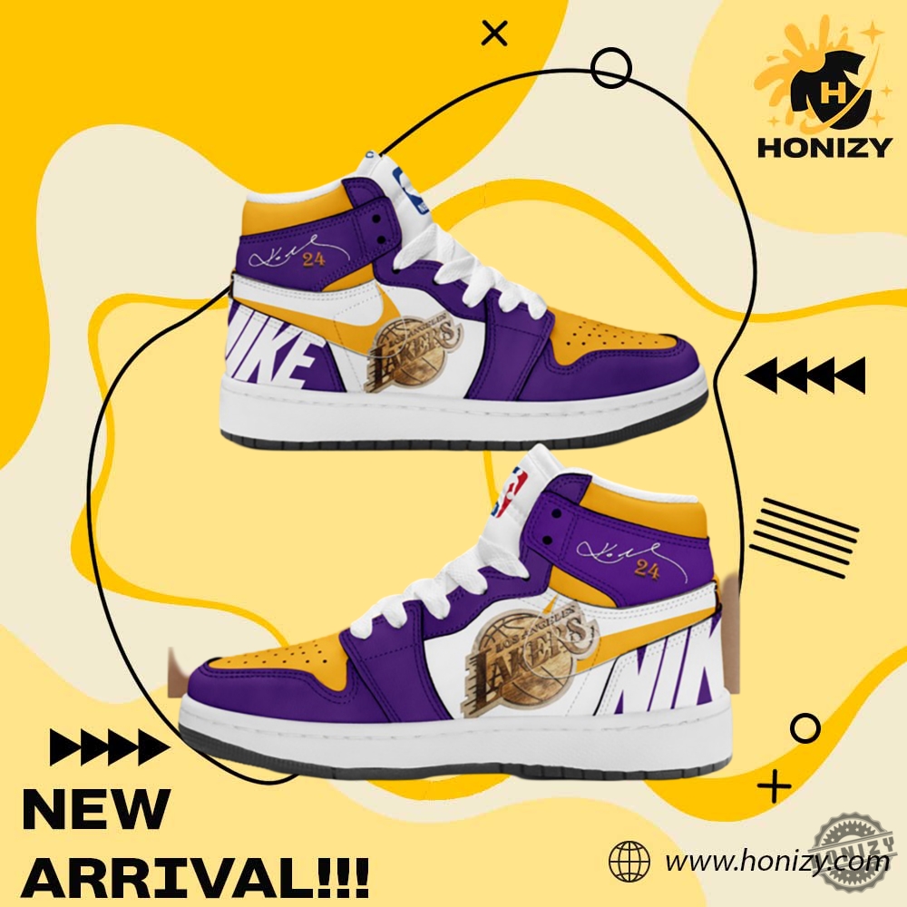 Hottest Trending Shirts, Custom Shoes 10 Nba Best Choice Los Angeles Lakers Custom Name Shoes