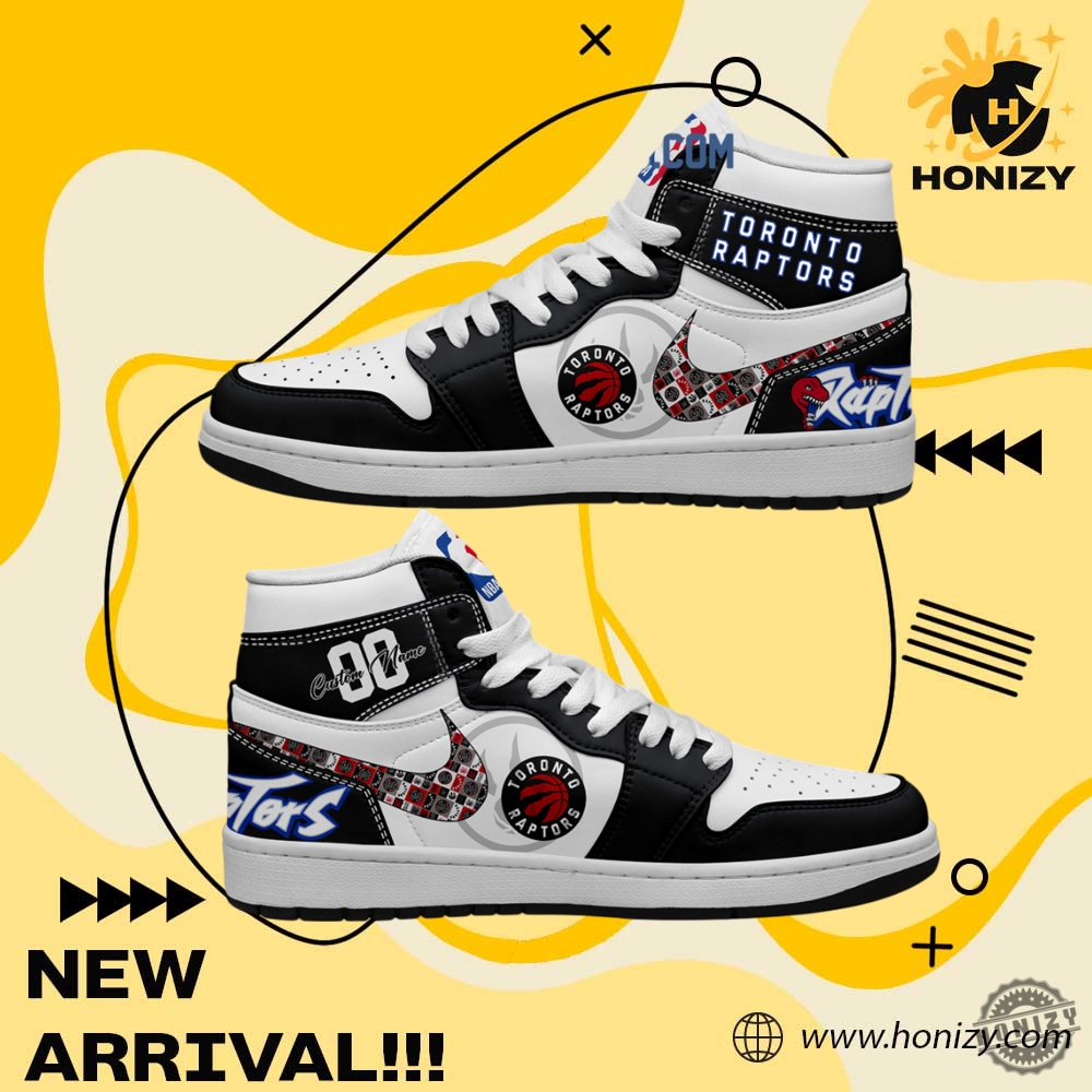 Hottest Trending Shirts, Custom Shoes 18 Toronto Raptors Nba Basketball Personalized Air Jordan 1 Shoes