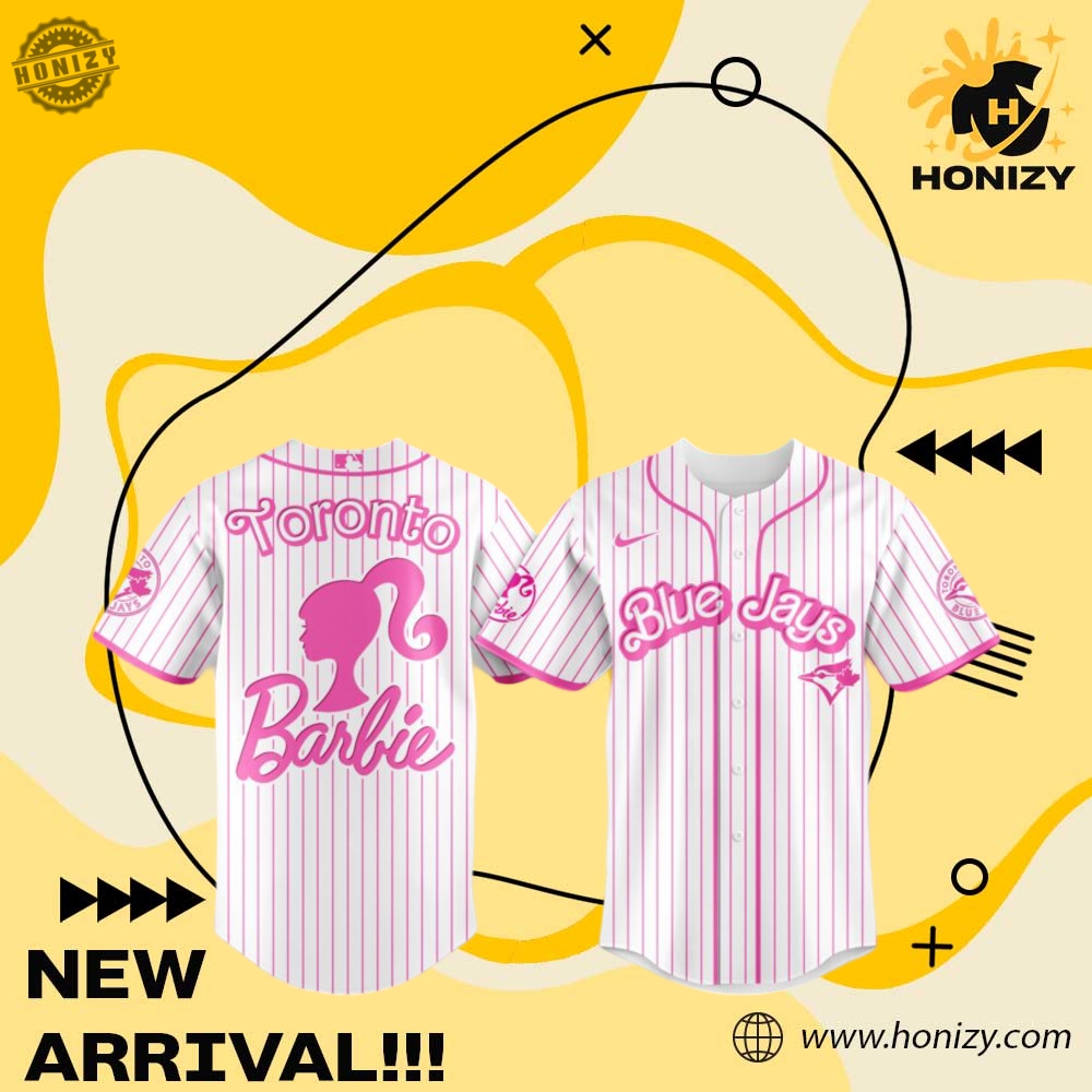 Mlb Toronto Blue Jays X Barbie Night Baseball Jersey Unisex Shirt 5 MLB Toronto Blue Jays x Barbie Night Baseball Jersey Unisex Shirt