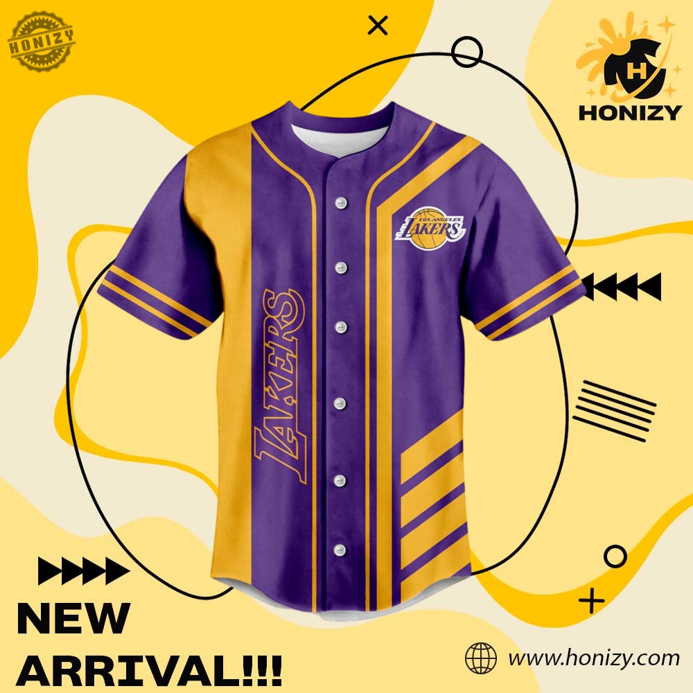 Nba Los Angeles Lakers Baseball Jersey Unisex Shirt 5 NBA Los Angeles Lakers Baseball Jersey Unisex Shirt