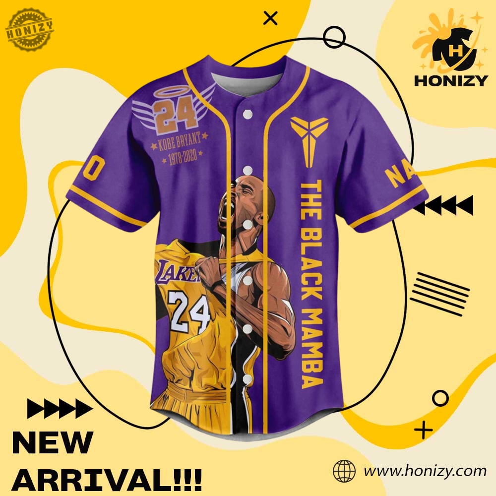 The Black Mamba Spirit Kobe Bryant Baseball Jersey Unisex Shirt 4 The Black Mamba Spirit Kobe Bryant Baseball Jersey Unisex Shirt