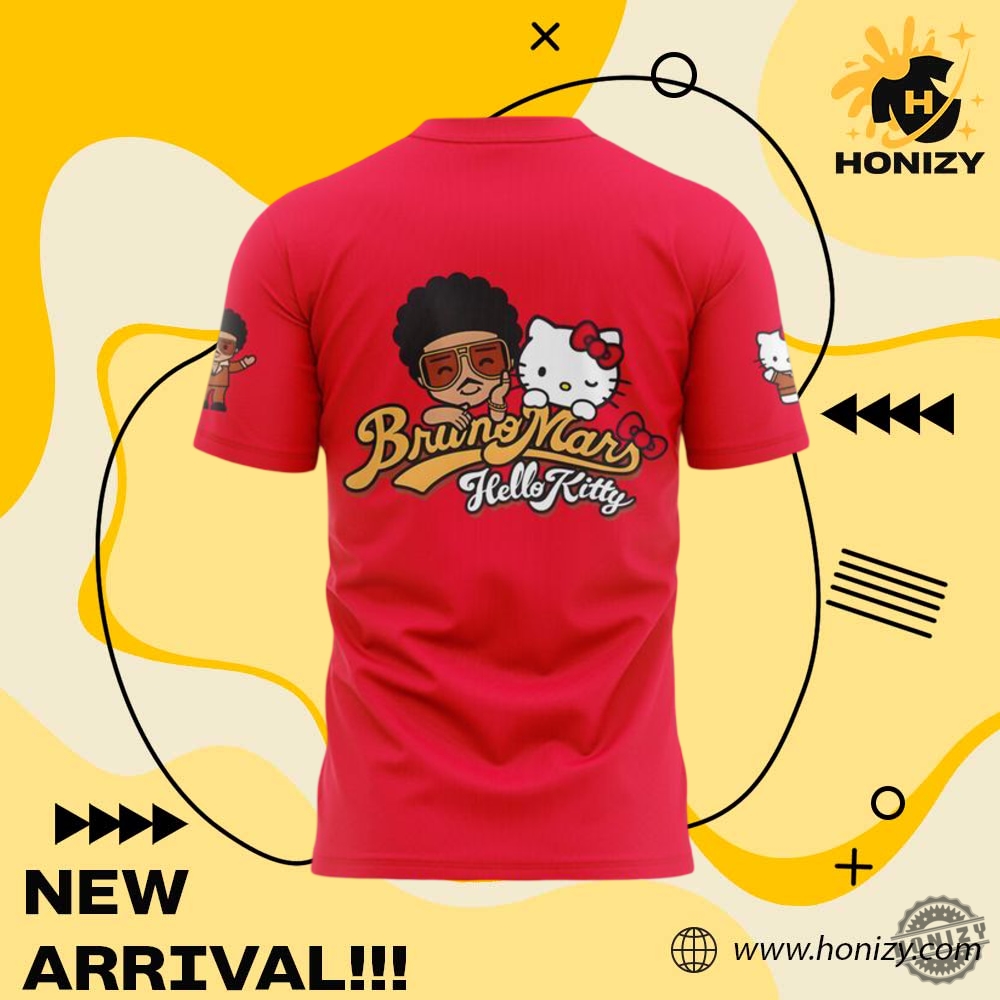 Bruno Mars Hello Kitty 3D Over Printed Shirt 5 Bruno Mars Hello Kitty 3D Over Printed Shirt