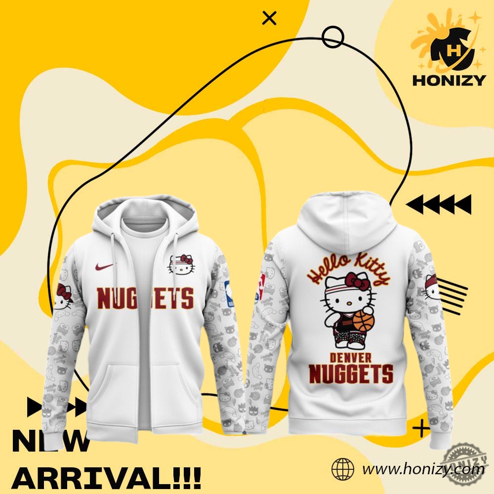 Denver Nuggets Hello Kitty 3D Over Printed 3 Denver Nuggets Hello Kitty 3D Over Printed