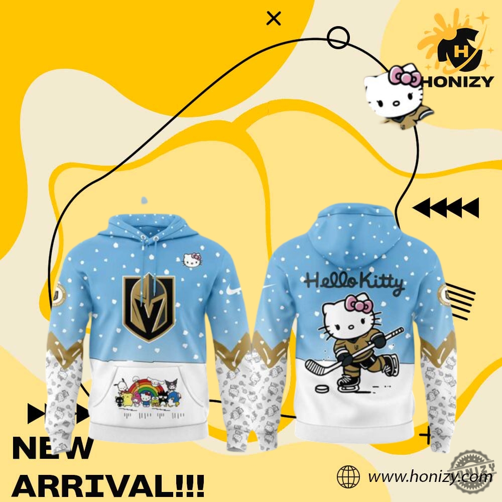 New Vegas Golden Knights Hello Kitty 3D Over Printed Tracksuit 5 NEW Vegas Golden Knights Hello Kitty 3D Over Printed Tracksuit
