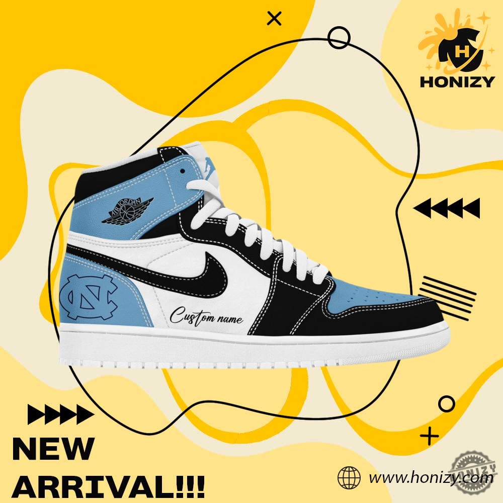 Unc Basketball Jumpman Personalized Air Jordan Sneaker Shoes 3 UNC Basketball Jumpman Personalized Air Jordan Sneaker Shoes