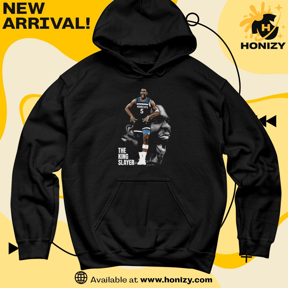 NBA 2025 Playoff Gift 4 The King Slayer Anthony Edwards 2025 Playoff Shirt