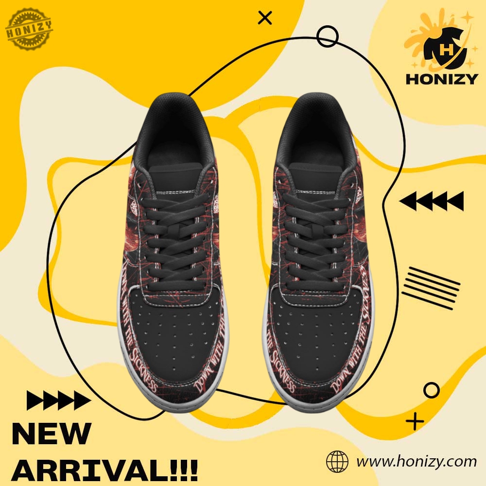 Celebrating 25Th Anniversary Disturbed Down With The Sickness Air Force 1 Shoes 7 Celebrating 25th Anniversary Disturbed Down With The Sickness Air Force 1 Shoes