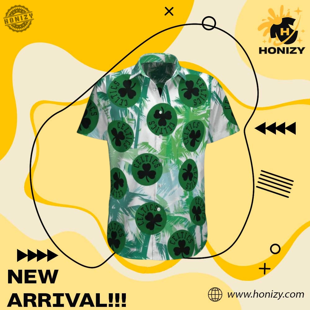Nba Boston Celtics Beach Green Hawaiian 3D Over Printed Shirt 3 NBA Boston Celtics Beach Green Hawaiian 3D Over Printed Shirt