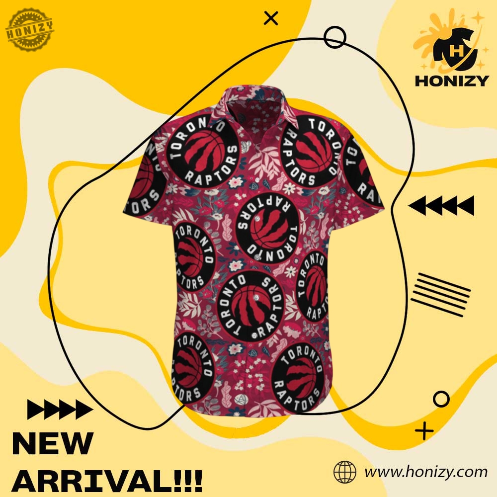 Nba Toronto Raptors Tropical Flowers Hawaiian 3D Over Printed Shirt 3 NBA Toronto Raptors Tropical Flowers Hawaiian 3D Over Printed Shirt