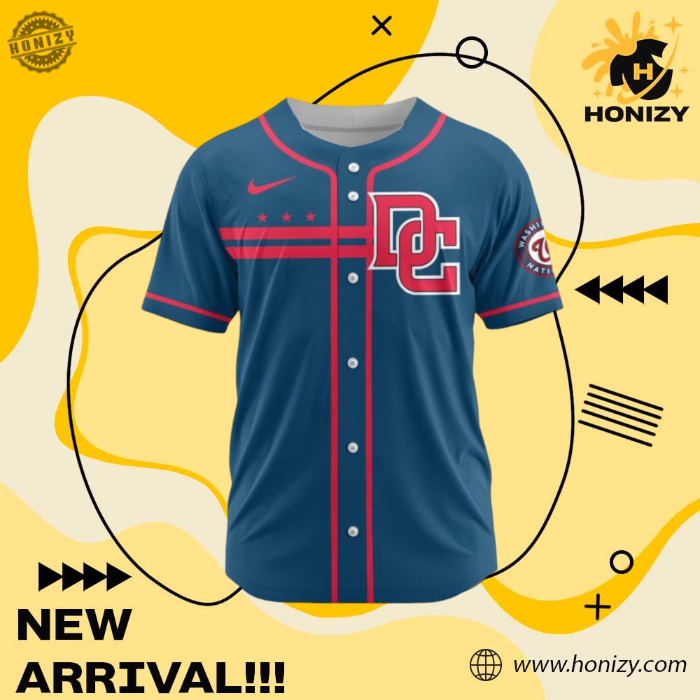 Mlb Washington Nationals Personalized Baseball Jersey 3 MLB Washington Nationals Personalized Baseball Jersey