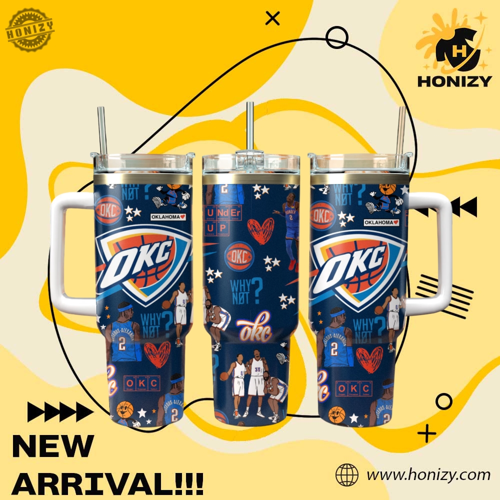 Nba Oklahoma City Thunder Stanley Cup Tumbler With Handle 3 NBA Oklahoma City Thunder Stanley Cup Tumbler With Handle