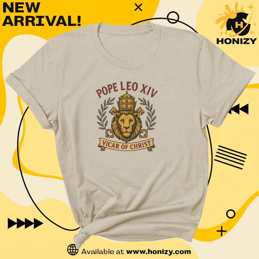 Pope Leo Xiv New Pope Leo 14 Lion Catholic Shirt 3 Pope Leo XIV New Pope Leo 14 Lion Catholic Shirt