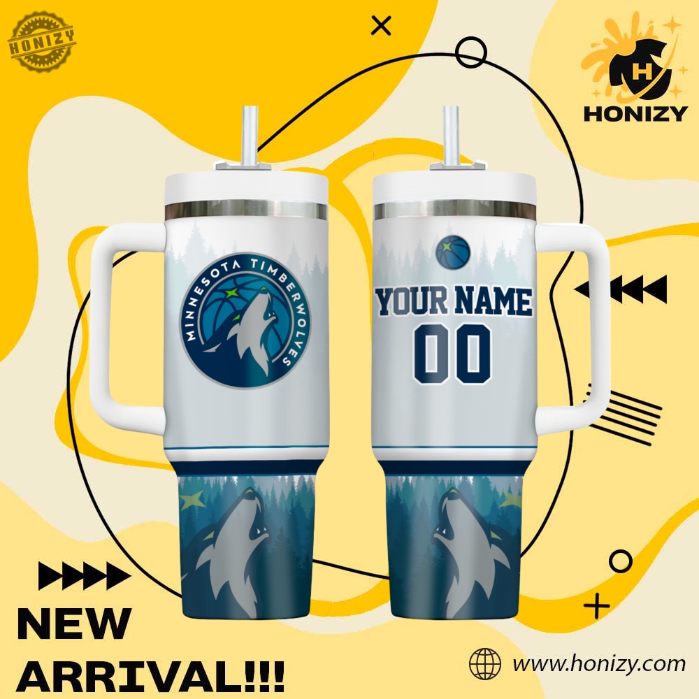 Nba Minnesota Timberwolves Custom Name Stanley Cup Tumbler With Handle 5 NBA Minnesota Timberwolves Custom Name Stanley Cup Tumbler With Handle