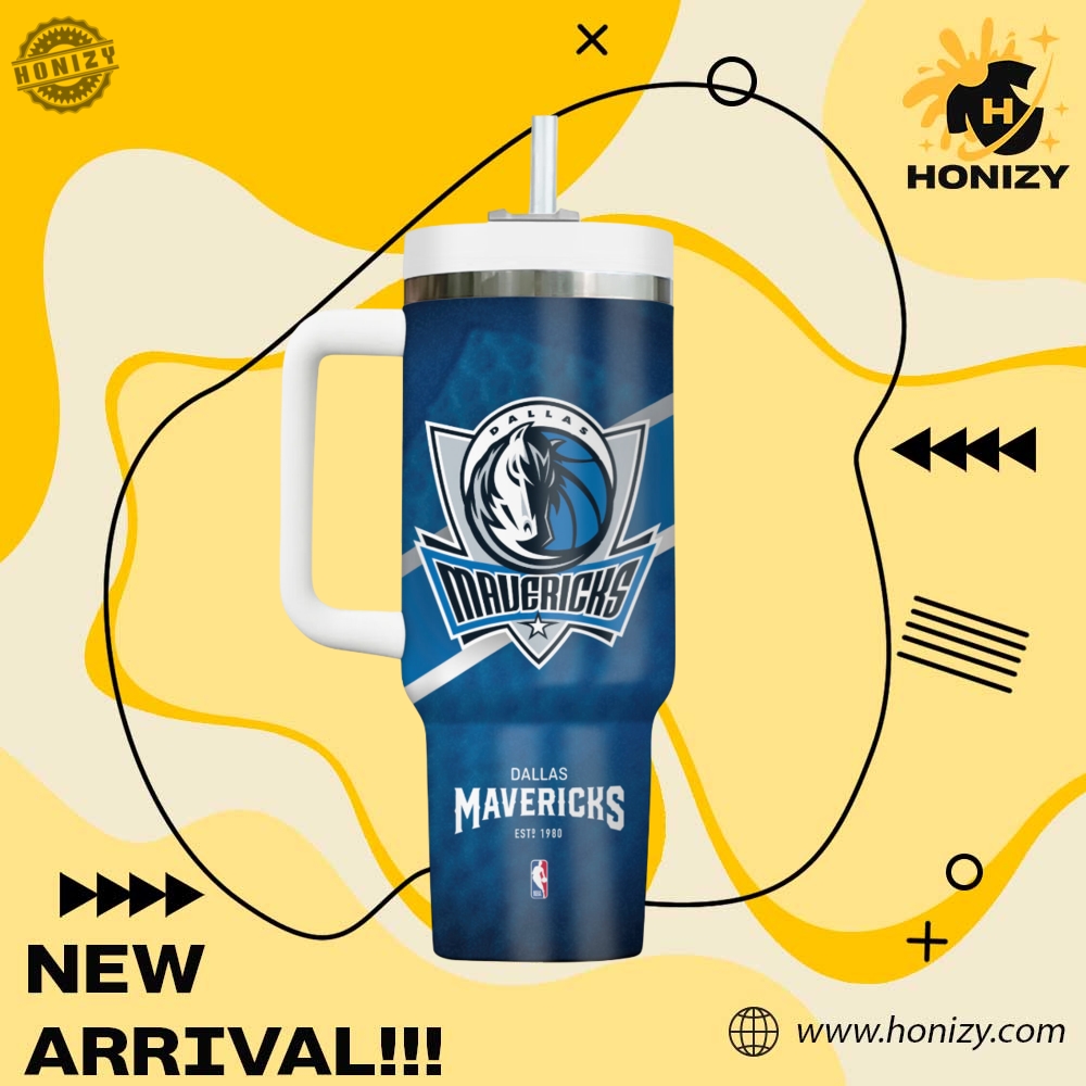 Nba Dallas Mavericks Custom Name Stanley Cup Tumbler With Handle 4 NBA Dallas Mavericks Custom Name Stanley Cup Tumbler With Handle