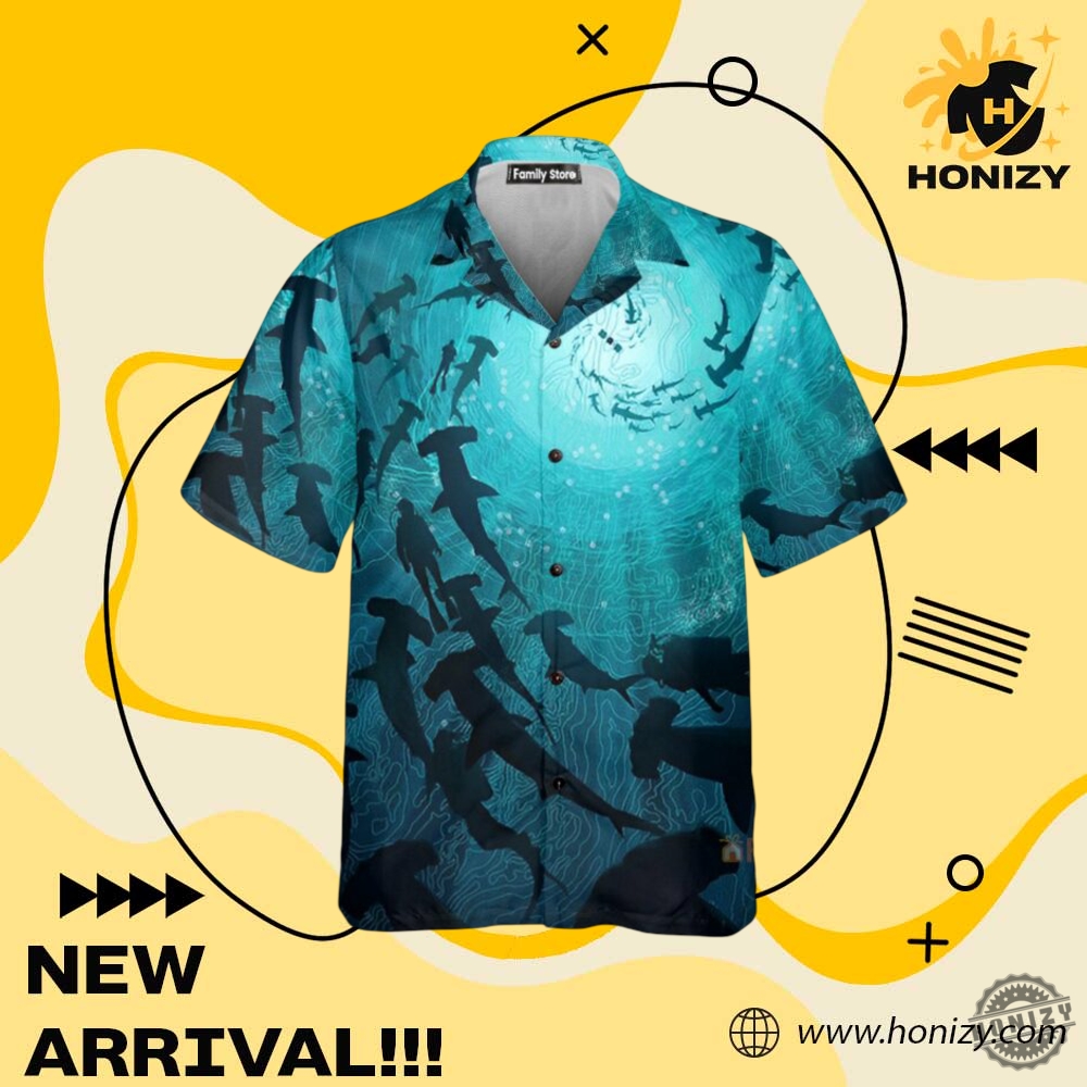 Trending Shirts Now 19 Marine Life Shark Unisex Hawaiian 3D Shirt