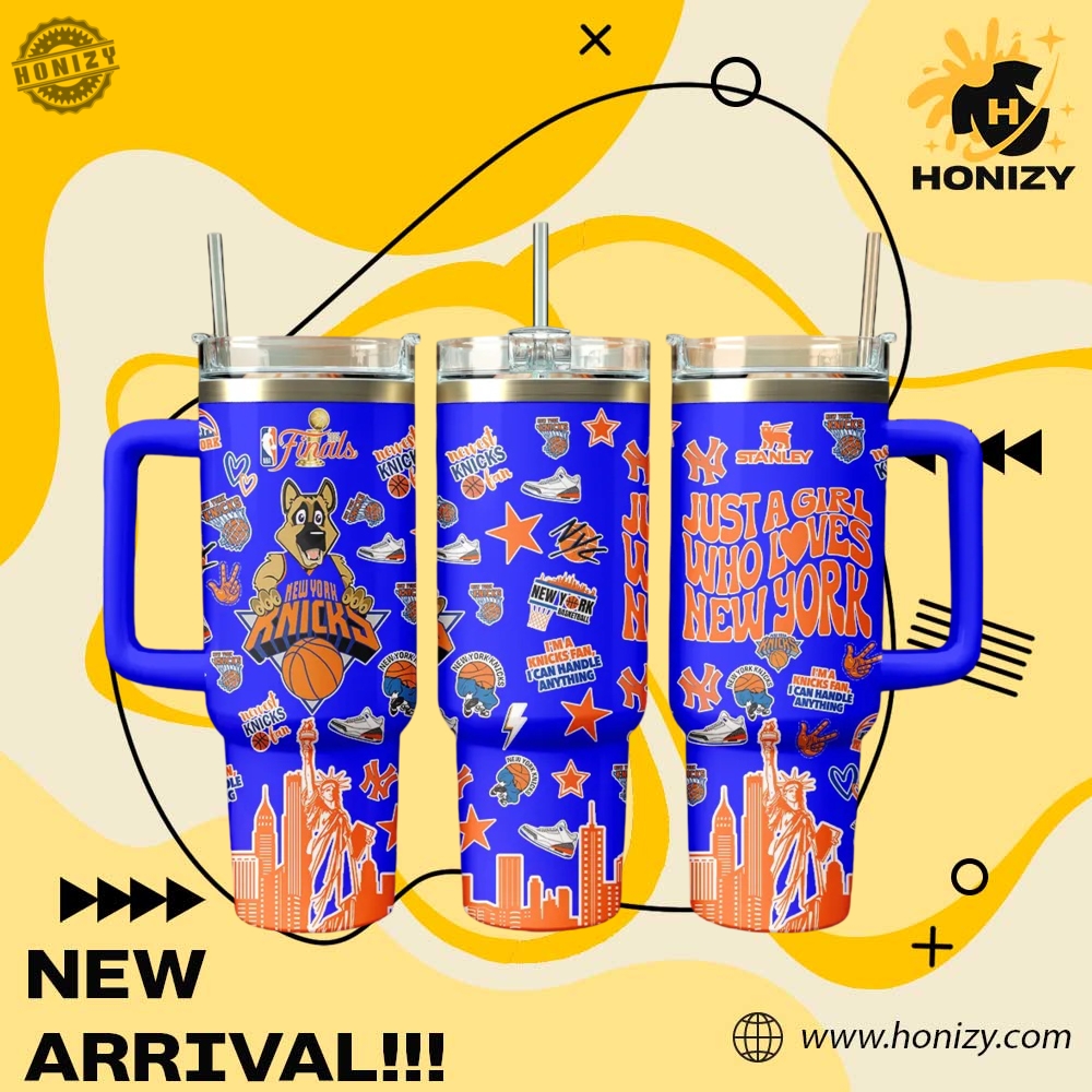 Hot Shirts of the Day 19 Nba New York Knicks 3D Trendy Tumbler With Handle Stanley Cup