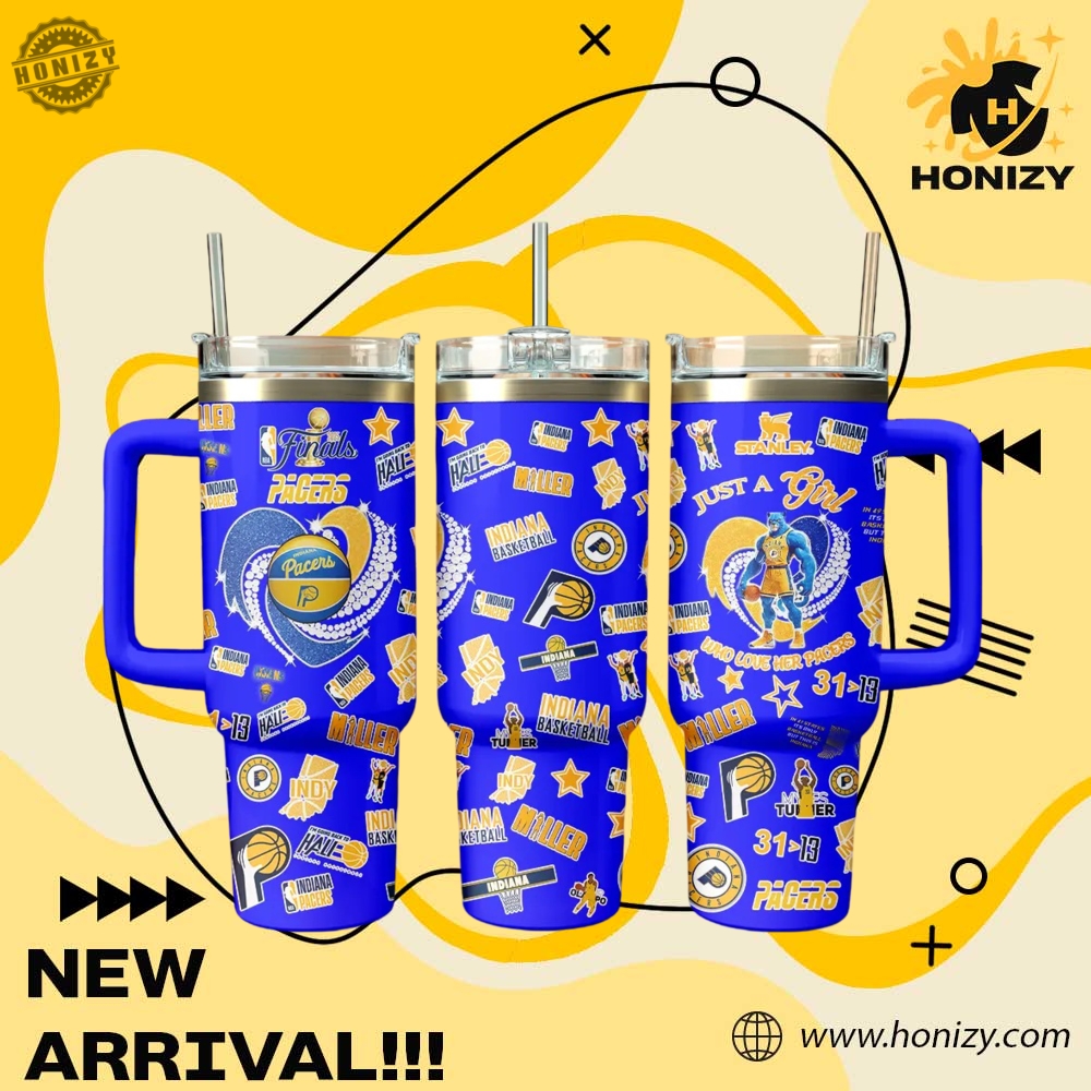 Nba Indiana Pacers 3D Trendy Tumbler With Handle Stanley Cup 4 NBA Indiana Pacers 3D trendy Tumbler With Handle Stanley Cup