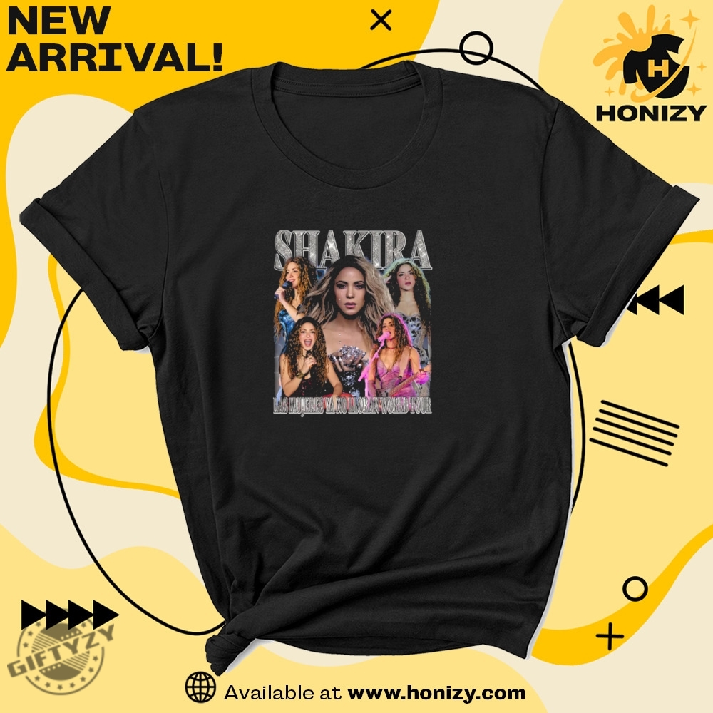 Shakira Las Mujeres Ya No Lloran World Tour Lmynl Fan Shirt 7 Shakira Las Mujeres Ya No Lloran World Tour LMYNL Fan Shirt
