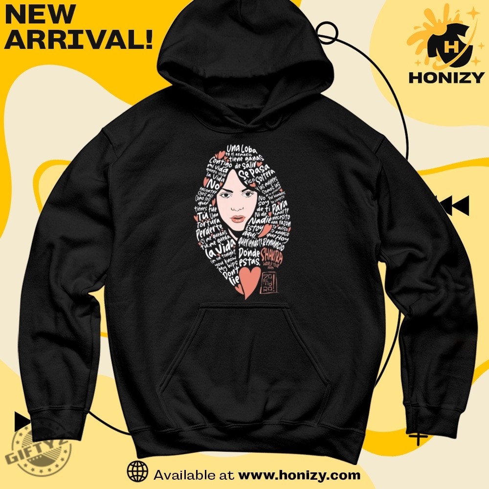 Shakira World Tour 2025 New Song Las Mujeres Ya No Lloran Shirt