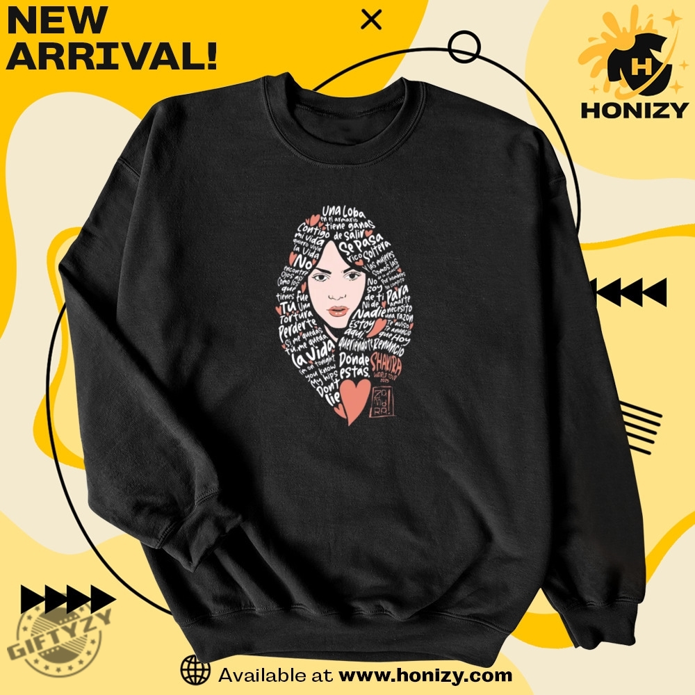Shakira World Tour 2025 New Song Las Mujeres Ya No Lloran Shirt 6 Shakira World Tour 2025 New Song Las Mujeres Ya No Lloran Shirt