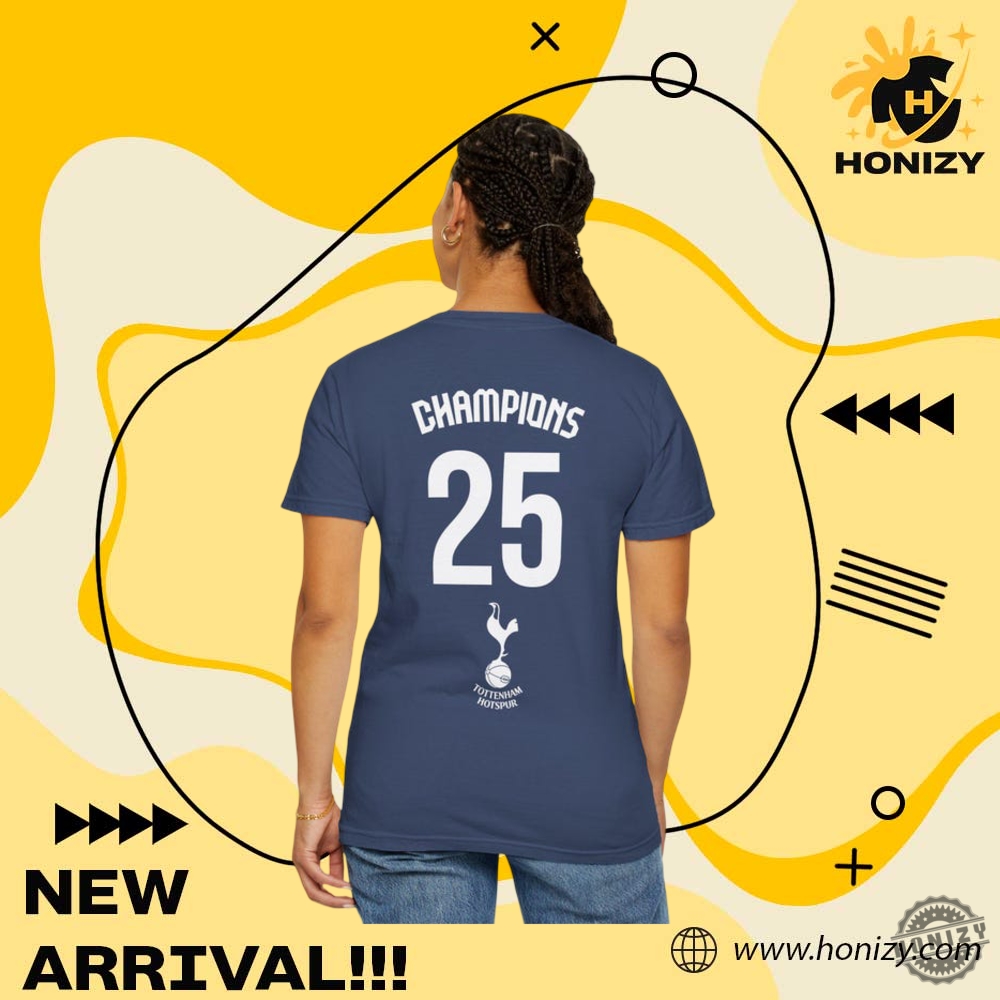 Tottenham Hotspurs 2025 Europa Champion Shirt