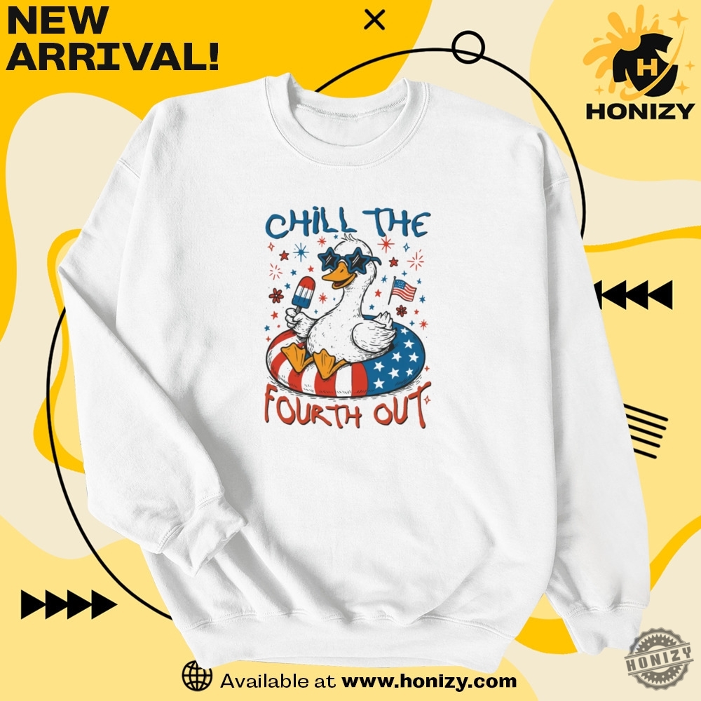 Chill The Fourth Out Patriotic Goose 4Th Of July Unisex Trending Shirt 6 Chill the Fourth Out Patriotic Goose 4th of July unisex trending Shirt