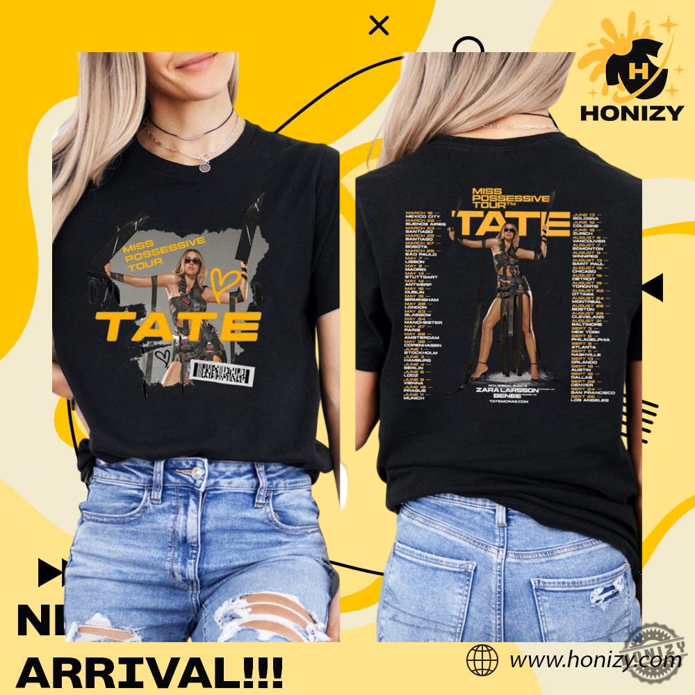 Special gift for loyal fans 14 Tate Mcrae Tour Concert Miss Possessive World Tour 2025 Shirt