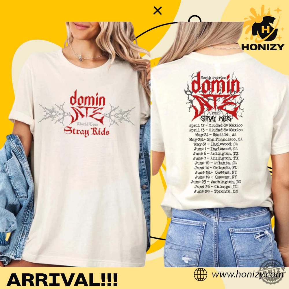 Stray Kids Dominate World Tour 2025 Hop Album Unisex Trending Shirt 4 Stray Kids Dominate World Tour 2025 Hop Album unisex trending Shirt