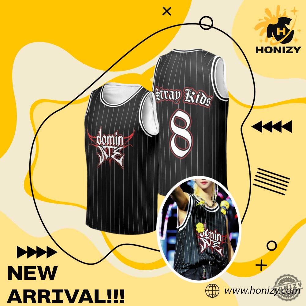 Dominate Stray Kids World Tour 2025 Kpop Jersey 3D Shirt 3 DominATE Stray Kids World Tour 2025 Kpop Jersey 3D Shirt