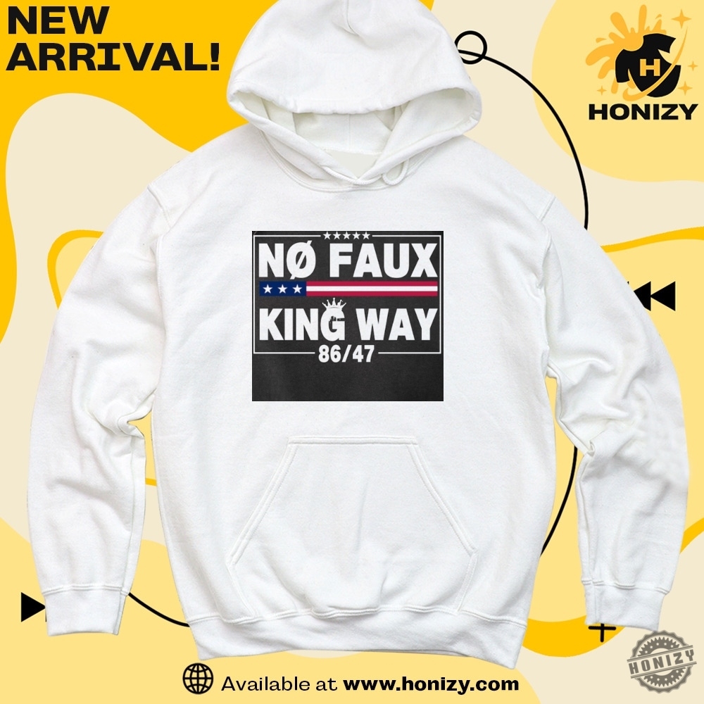 Perfect present for a NBA fan 12 No Faux King Way 8647 Tee Snarky No Kings In America Unisex Trending Shirt