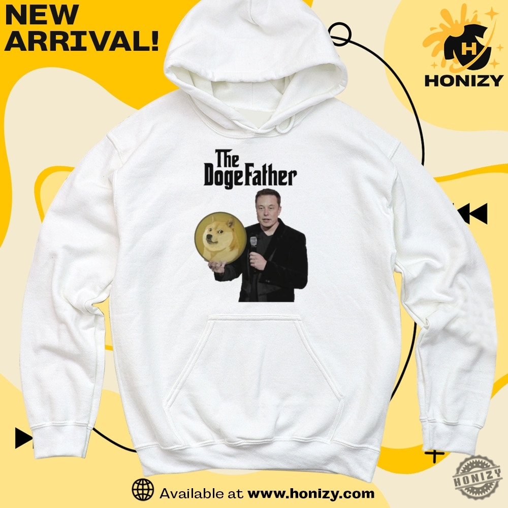The Dogefather, Political No Kings In America Shirt 5 Elon Musk The Dogefather Dogecoin Funny Shirt