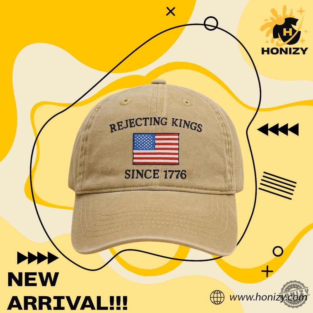 The Dogefather, Political No Kings In America Shirt 20 Rejecting Kings Since 1776 Protest Embroidered Hat