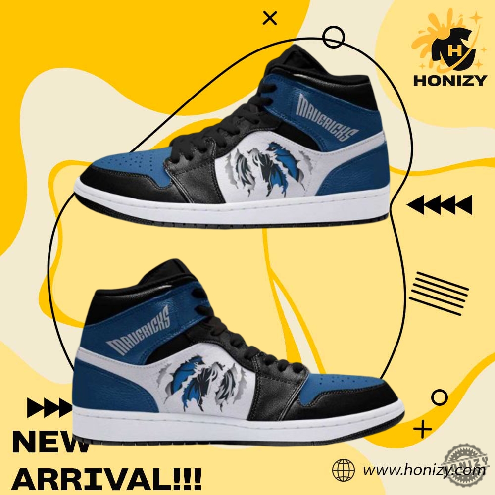 Mlb Dallas Mavericks Monster Scratch Jd1 Boot Sneakers Shoes
