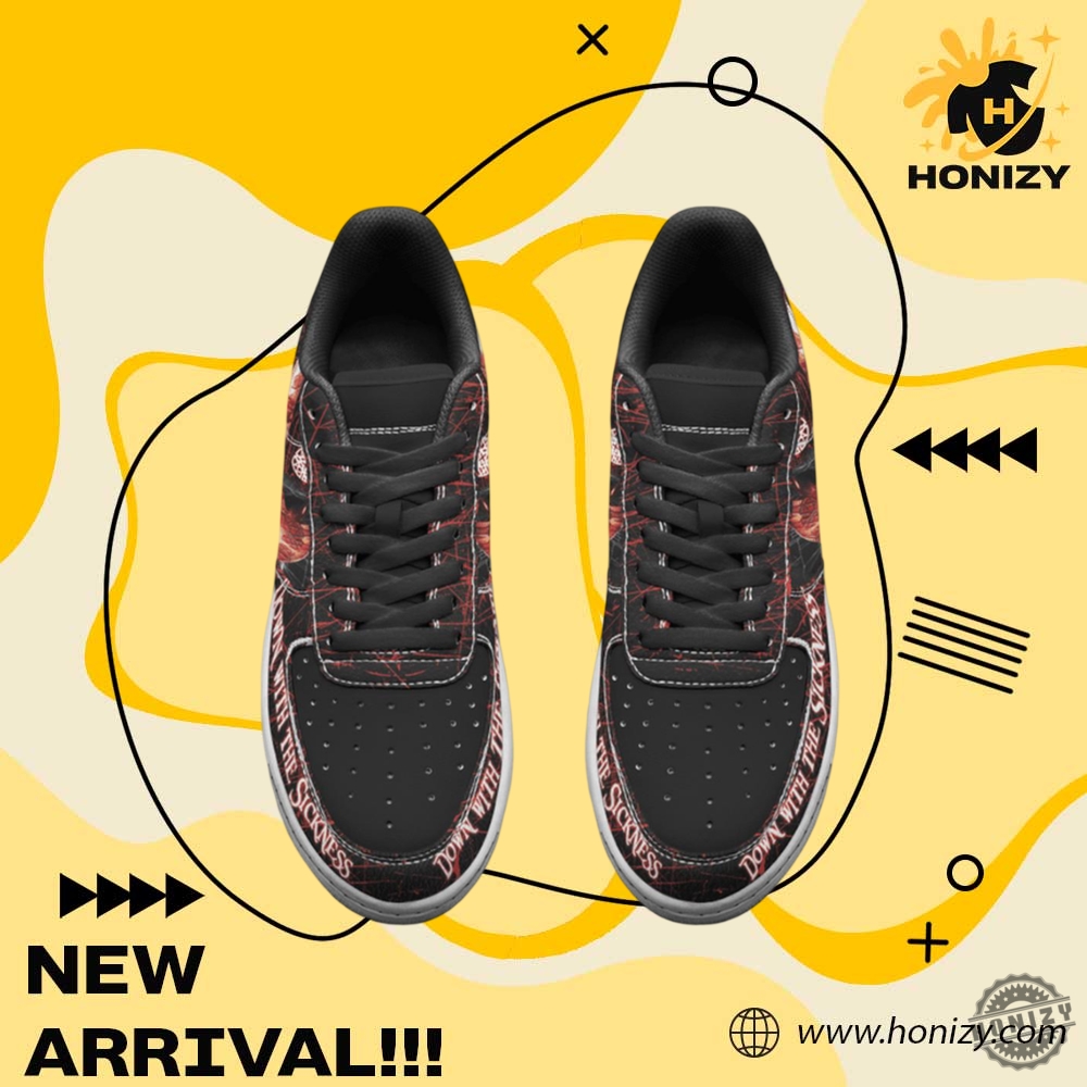 Disturbed Down With The Sickness Air Force 1 Unisex Shoes 5 Disturbed Down With The Sickness Air Force 1 unisex Shoes