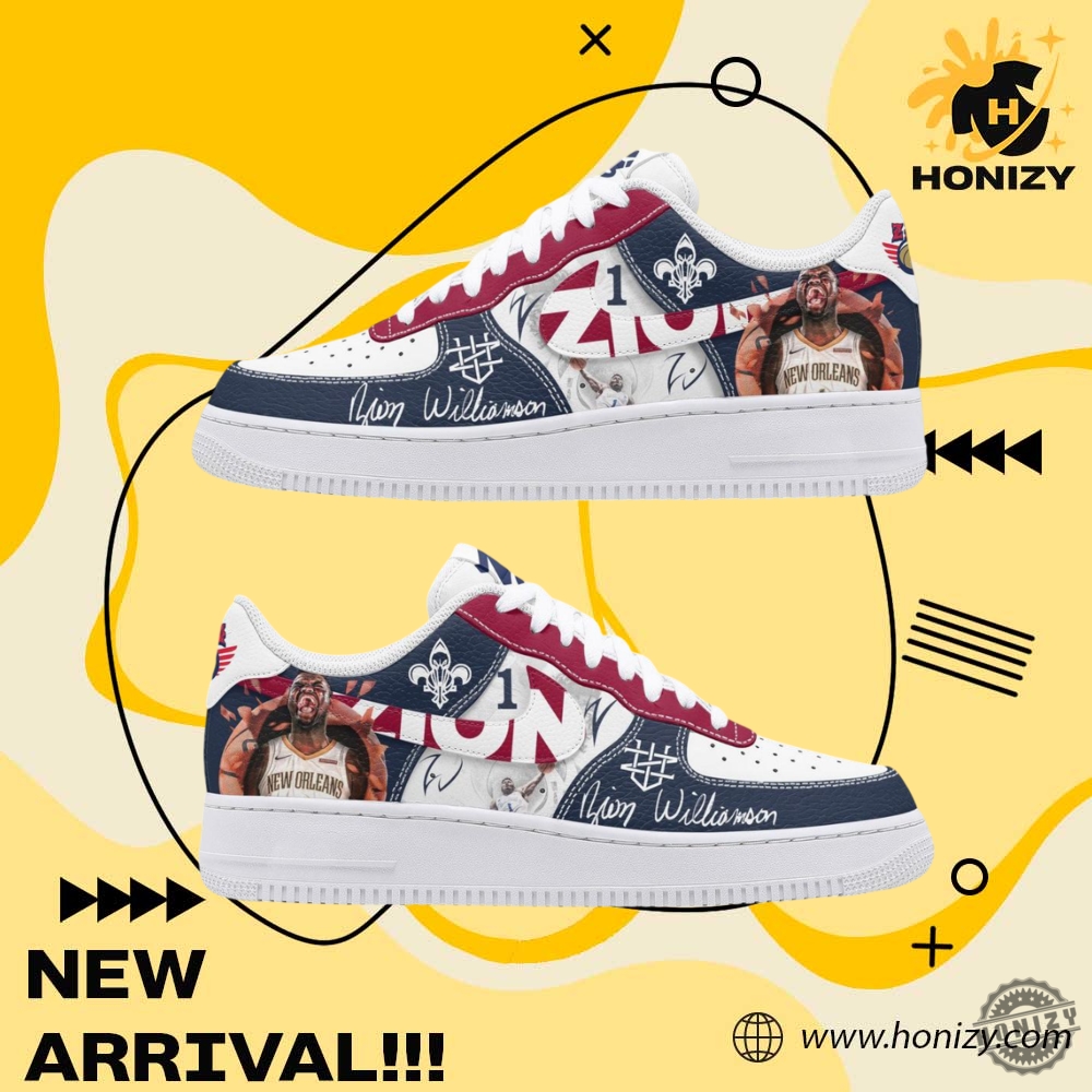 Nba New Orleans Pelicans Zion Williamson Air Force 1 Unisex Shoes