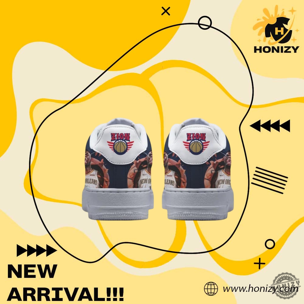 Nba New Orleans Pelicans Zion Williamson Air Force 1 Unisex Shoes 5 NBA New Orleans Pelicans Zion Williamson Air Force 1 unisex Shoes