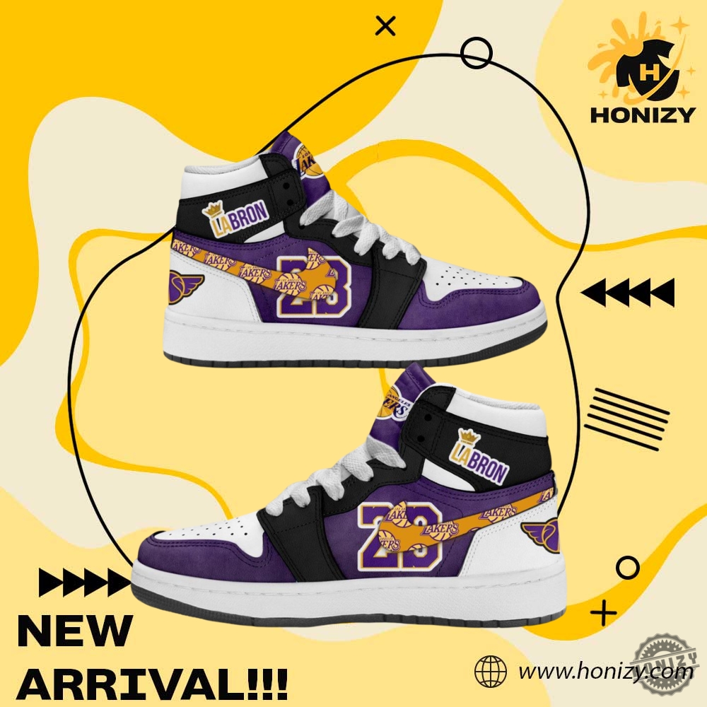 Nba Los Angeles Lakers I Love Lebron James Air Jordan 1 Unisex Shoes
