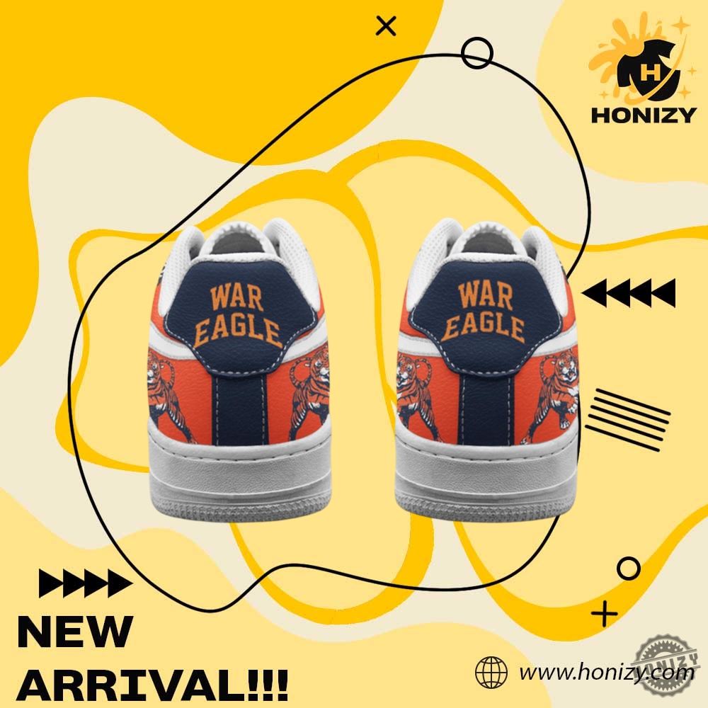 Auburn Tigers War Eagle The Tigers Air Force 1 Unisex Shoes 7 Auburn Tigers War Eagle The Tigers Air Force 1 unisex Shoes