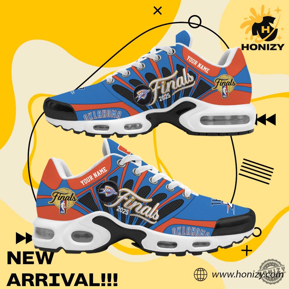 Oklahoma City Thunder Okc 2025 Nba Final Personalized Custom Name Air Max Unisex Shoes