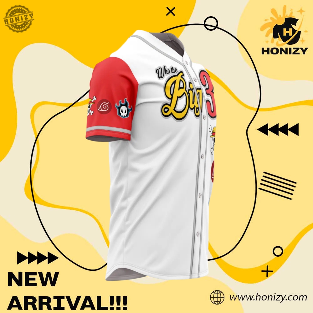 Who The Big 3 Personalized Unisex Vintage Baseball Jersey 7 Who The Big 3 Personalized unisex vintage Baseball Jersey