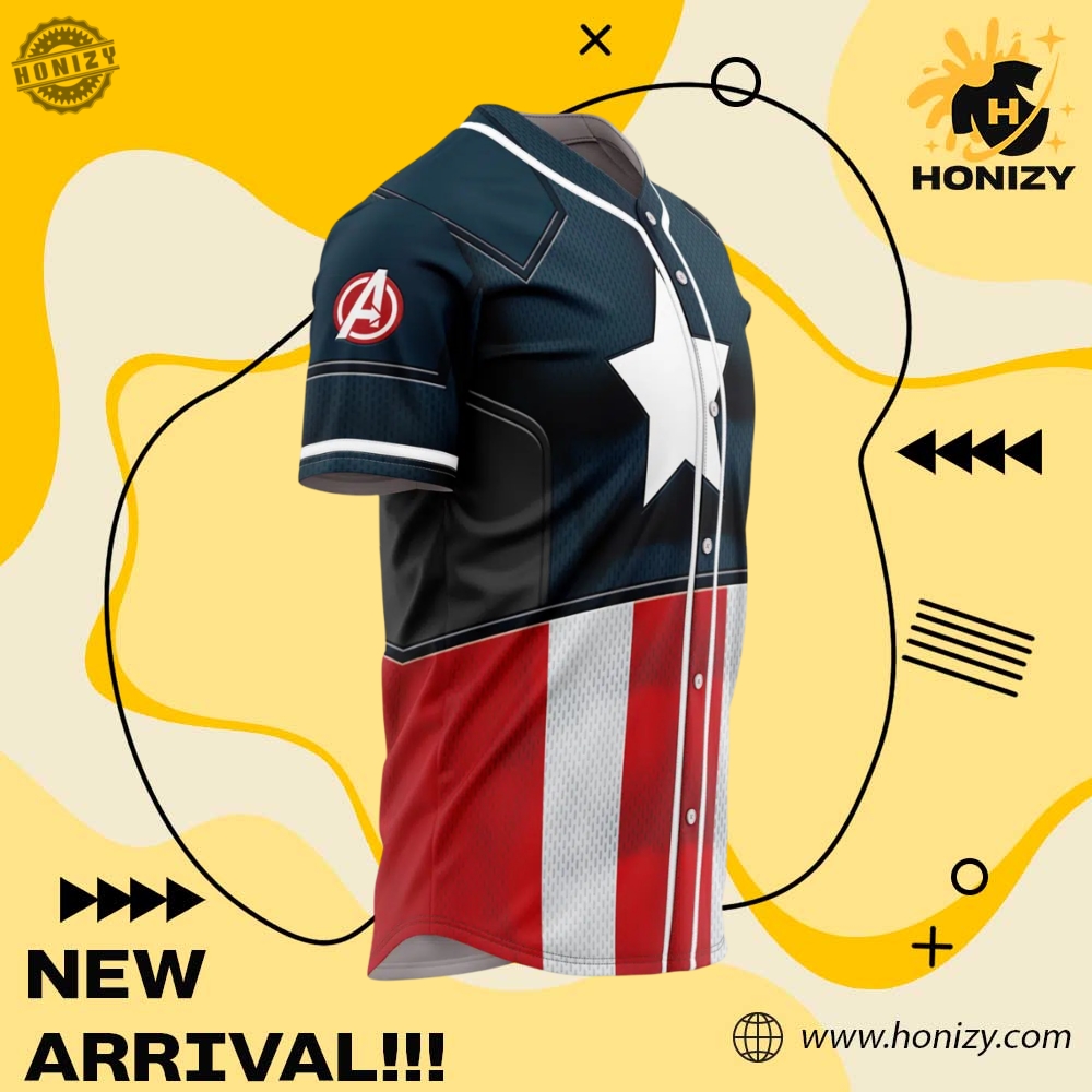 Captain America Marvel Personalized Unisex Vintage Baseball Jersey 7 captain america Marvel Personalized unisex vintage Baseball Jersey