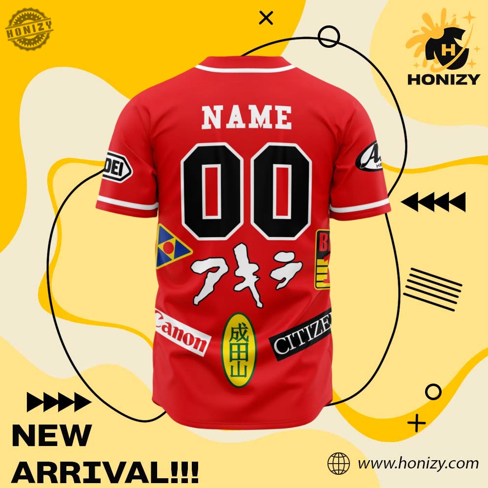 Neo Tokyo Akira Personalized Unisex Vintage Baseball Jersey 5 Neo Tokyo Akira Personalized unisex vintage Baseball Jersey
