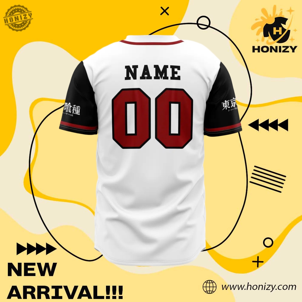 One Eyed Ghoul Tokyo Ghoul Personalized Unisex Vintage Baseball Jersey 5 One Eyed Ghoul Tokyo Ghoul Personalized unisex vintage Baseball Jersey