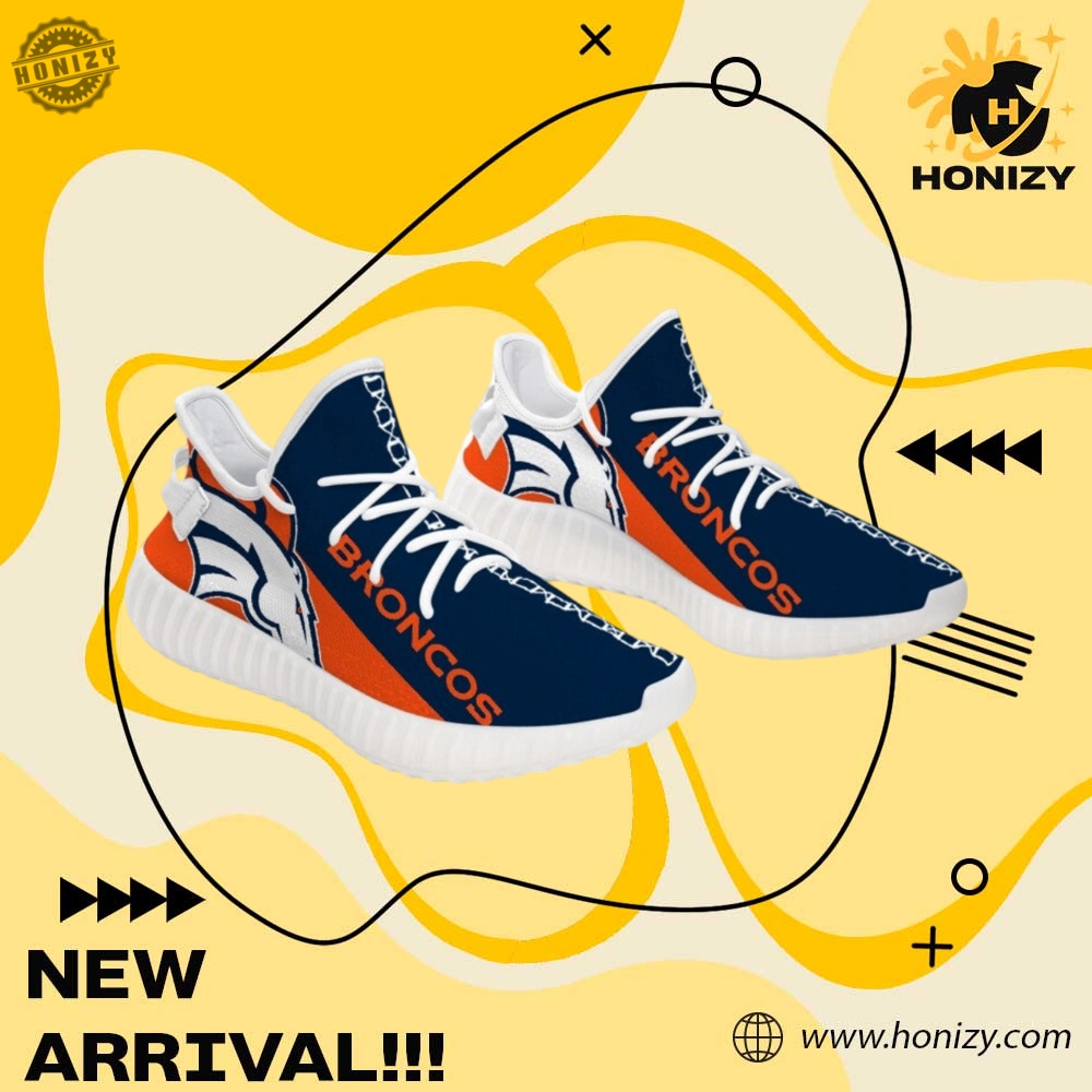 Nfl Denver Broncos Custom Yeezy Shoes 4 NFL Denver Broncos Custom Yeezy Shoes