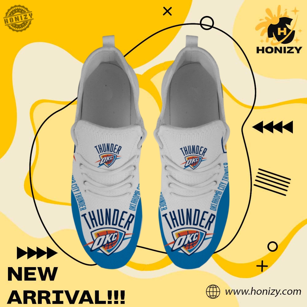 Nba Oklahoma City Thunder Sneakers Big Logo Custom Yeezy Shoes 5 NBA Oklahoma City Thunder Sneakers Big Logo Custom Yeezy Shoes